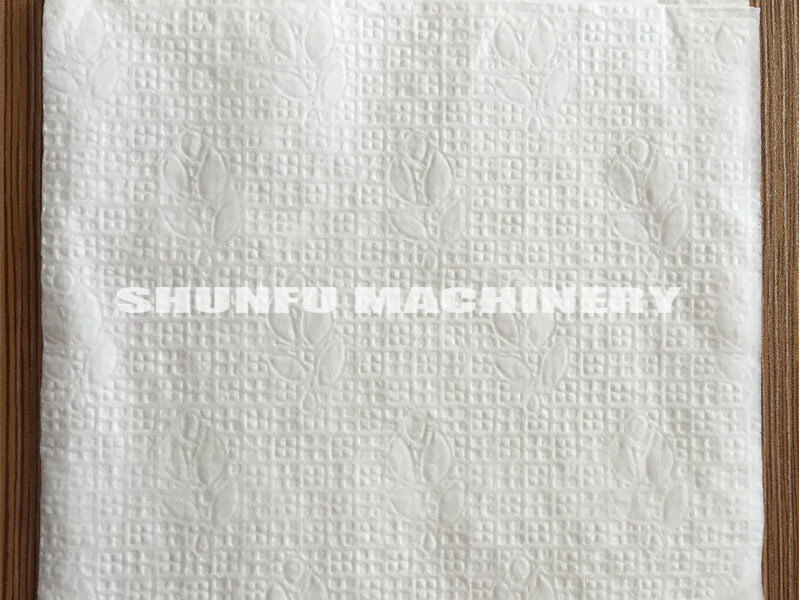 330mm Napkin Paper Folded Embossing Machine