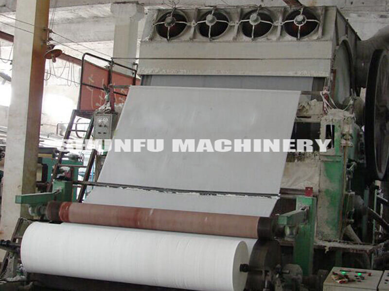 1092 Type Capacity 3-4tons Writing Paper Machine