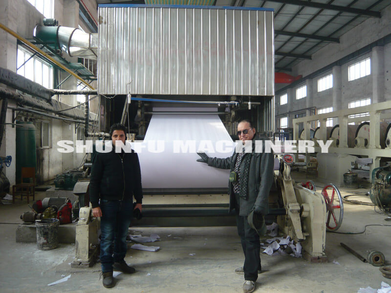 1092mm Fourdrinier Paper Making Machine